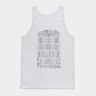 V8 Teardown (Black) Tank Top